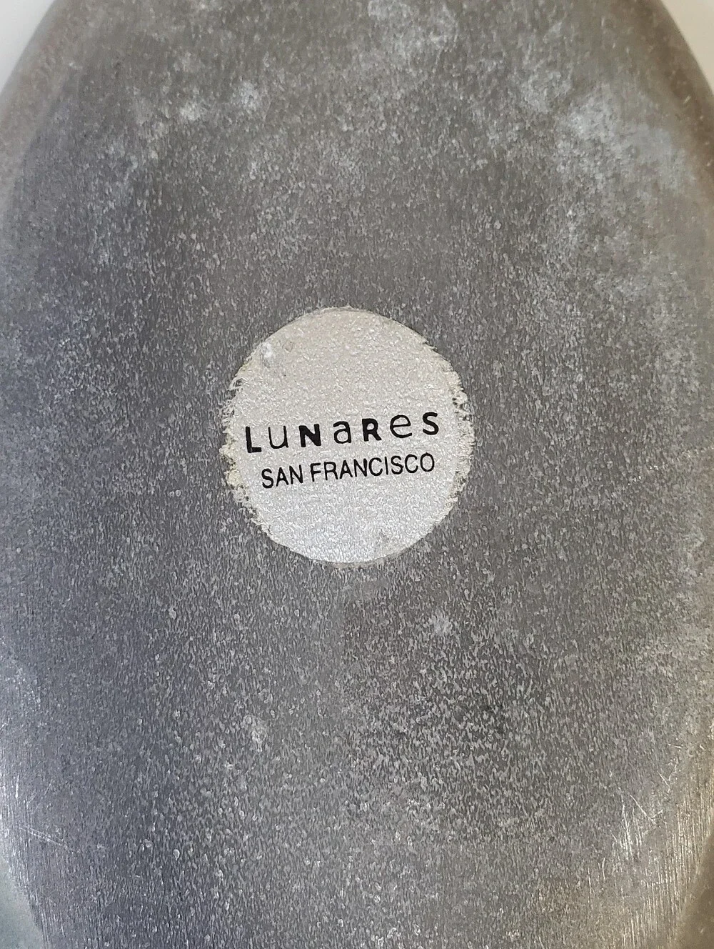 Vintage Lunares San Francisco Cast Aluminum Oval Fish Dish Platter Nima Oberoi